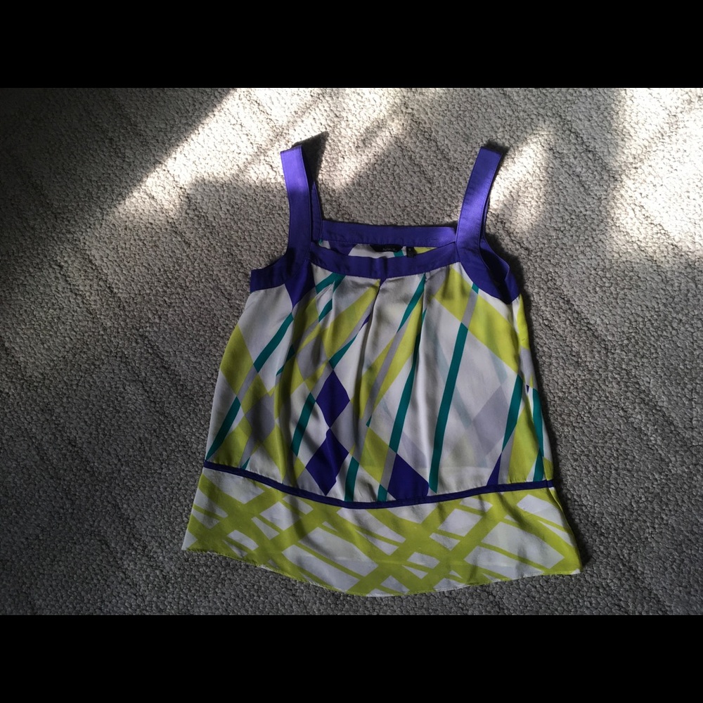 💯silk Hurley sleeveless  blouse - Picture 2 of 4